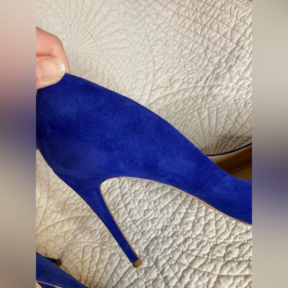 Steve Madden Women’s Blue Suede Pointed-toe Stilettos Pumps High Heels Size 8.5 - Picture 12 of 14